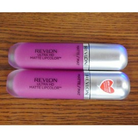 Revlon LOT OF 2 REVLON ULTRA HD MATTE LIP COLOR 665 HD INTENSITY 0.2fl oz EACH