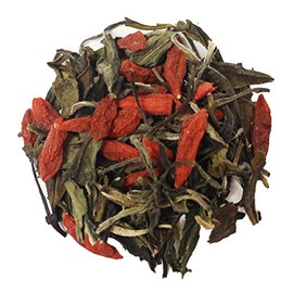 The Tea Farm - Goji White Tea - Loose Leaf White Tea (1 Pound Bag)