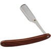 GrnArt Men's Single Edged Western Razor Wooden Handle Folding Manual