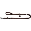 HUNTER Aalborg Adjustable Dog Lead Dark Brown 3-Way Adjustable Robust