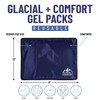 Glacial Comfort Gel Ice Pack for Back Pain - (12"