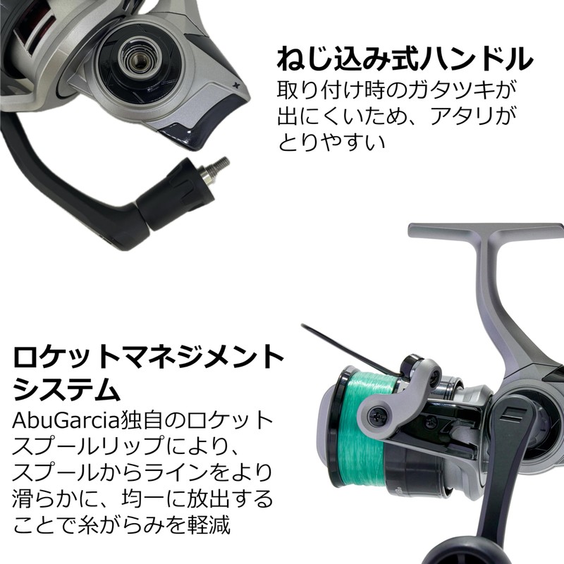 Abu Garcia Max X 2500D with Thread for Beginners, Beginners,