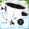 Burbell 2 Set Beach Chair with Umbrella Foldable Camping Chair