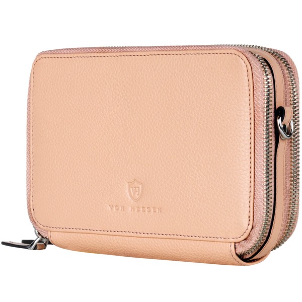 VON HEESEN Leather Wallet with RFID Blocker - Genuine Leather
