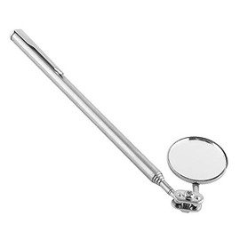 Telescopic Inspection Mirror Retractable Round Inspection Mirror Automotive Mechanics Mirror Tool with Handle(30600mm Pen Clip)