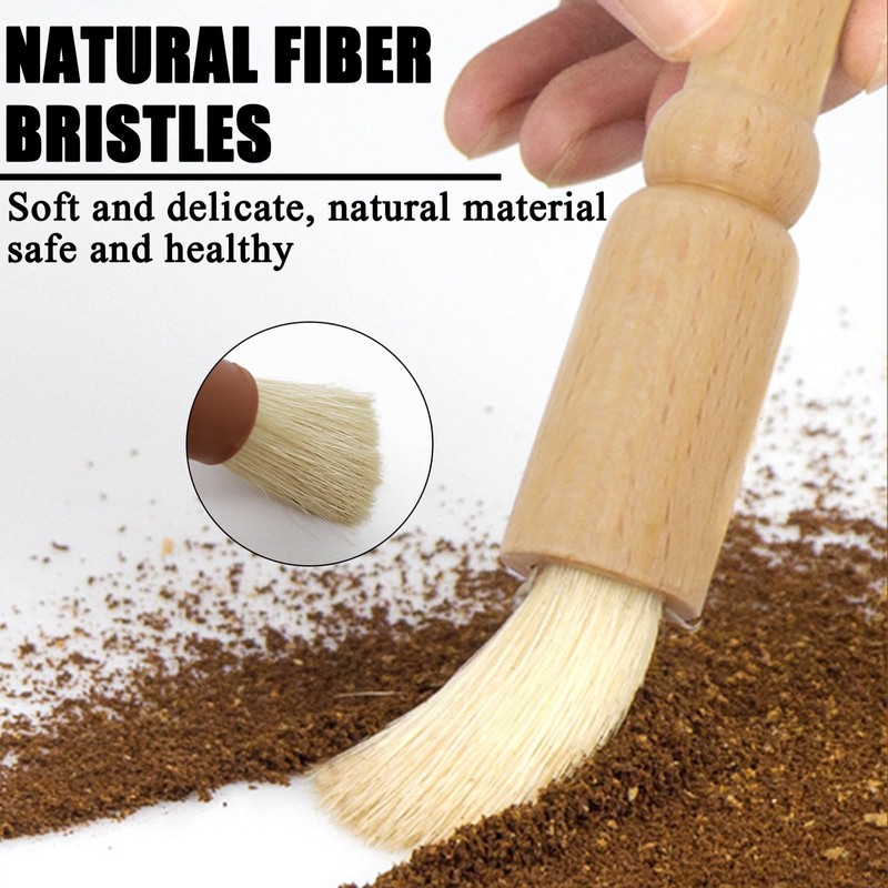 Espresso Coffee Stirrer Coffee Brush, Espresso Distribution Tools with 6