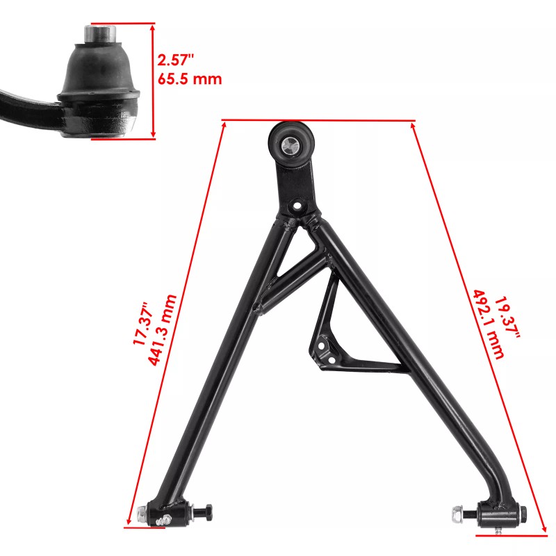 Caltric Front Lower Left Right A-Arm for Can-Am Outlander 570