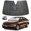 ZOIBV Windshield Sun Shade for Volkswagen VW Jetta 2011-2018 -