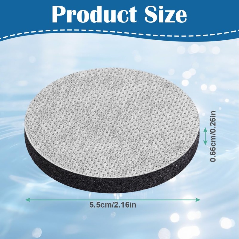 OFFCUP 6 Pack MicroDisc Replacement Filter Discs for Brita Fill