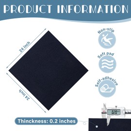 Self Adhesive Carpet Tile 10 Pcs 24" x 24" Peel and Stick Carpet Floor Tiles Non-Slip Carpet Squares Tiles DIY Installation for Living Room Bedroom