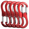 FresKaro 1kN Swivel Carabiner Clip, Heavy Duty Double-Ended Wire gate