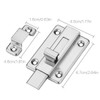 Door Bolts, 2 Pieces Stainless Steel Door Latch Gate Latch