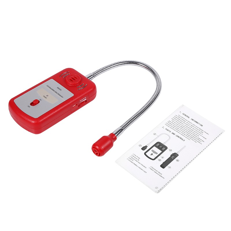 1Pc Portable Combustible Natural Gas Leak Detector Tester with Sound