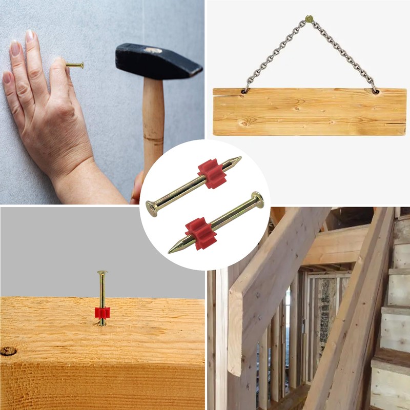 140 PCS Concrete Masonry Steel Nails for Brick Wall