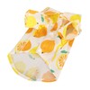 Dog Summer Shirts Lemon Print Breathable Cool Hawaiian Dog Shirts