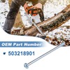 AUMEL 4Pcs Muffler Bolt Kit for Husqvarna 395 395XP EPA