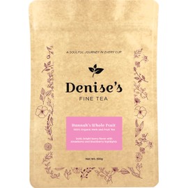 Denise's Fine Tea, USDA Organic, Lady Hannah's Whole Fruit, Herb and Fruit Tea, Caffeine-Free, Loose Leaf (100g)