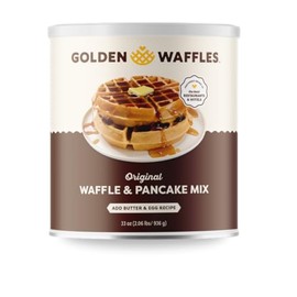 Golden Waffles - Waffle and Pancake Mix, Flour, Original, 33-Ounce Can