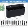 zisiueel Adjustable Remote Control Wall Mount, 3 Slot TV Remote