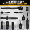 ELEAD 3/8" Drive Impact Socket Set, 96-Piece Deep & Shallow