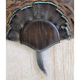 The Taxidermists Woodshop Dark Oak Turkey Mounting Kit -01