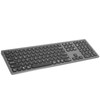 Bluetooth Keyboard with Numeric Keypad Skid Resistance Pads 110 Keys