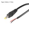 uxcell 2pcs DC Power 4.0mm x 1.7mm 3A 30cm Barrel