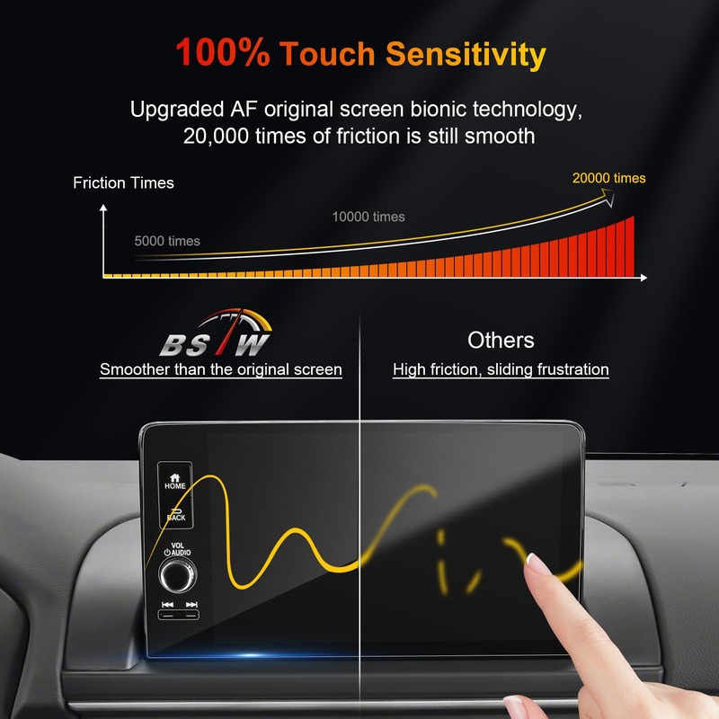 BSTW 2025 Honda Pilot Screen Protector - 9H Anti-Scratch Tempered