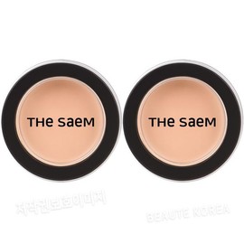 The Saem Cover Perfection Pot Concealer 02 Rich Beige 2 Pieces (42523571) / 더샘 커버 퍼펙션 팟 컨.실.러 02 리치 베이지 2개 (42523571)