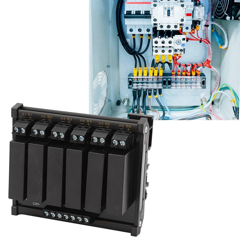 6 Channel Solid State Relay Module with Signal Indicator Input