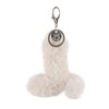 Apricot Lamb Black Snake Plush Keyring, 10 cm