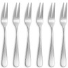 KEAWELL Premium 6-Piece 5.7" Louise Fruit Forks, 18/10 Stainless Steel,