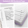 Forvencer A4 Lined Spiral Journal Notebook with 300 Numbered Pages,