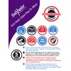 Snopake DL High Capacity Black EVA Mesh Zippa-Bag [Pack of