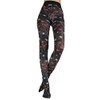 WOOTI TIGHTS FANTASIA Microfiber Pantyhose with floral pattern milticolor, Covering