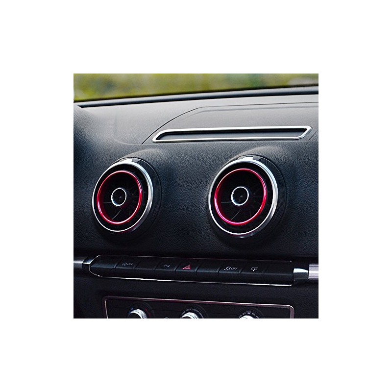 WOQUi Aluminium Alloy Instrument Panel Air Outlet Decoration Ring Cover