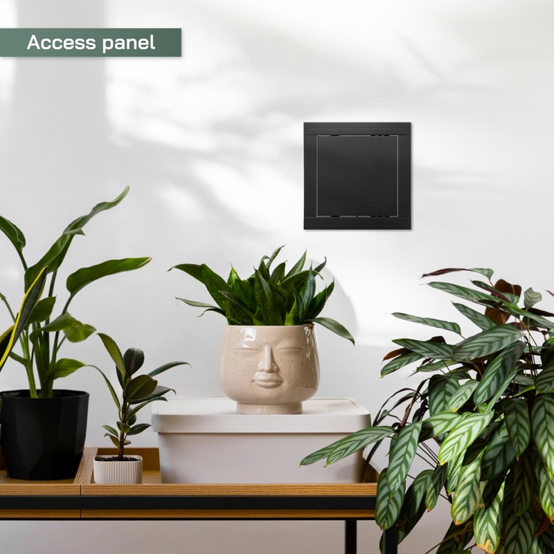 Vent Systems 6" x 6" Inch Anthracite Plastic Access Panel