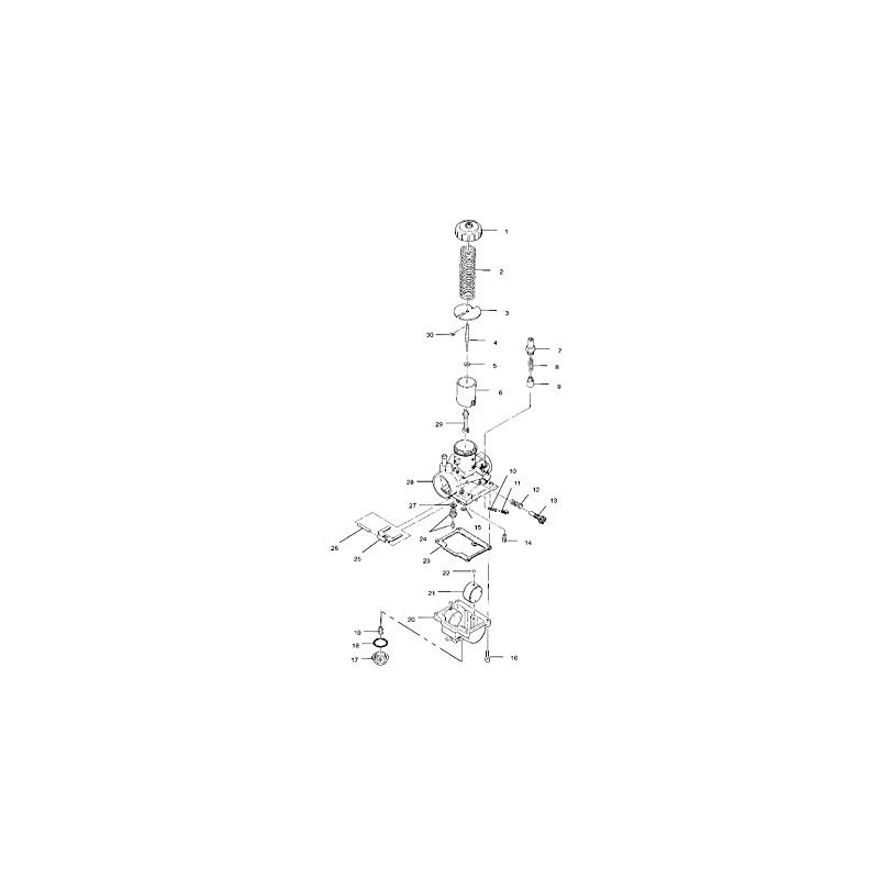 Polaris ATV Needle Valve, Genuine OEM Part 3130360, Qty 1