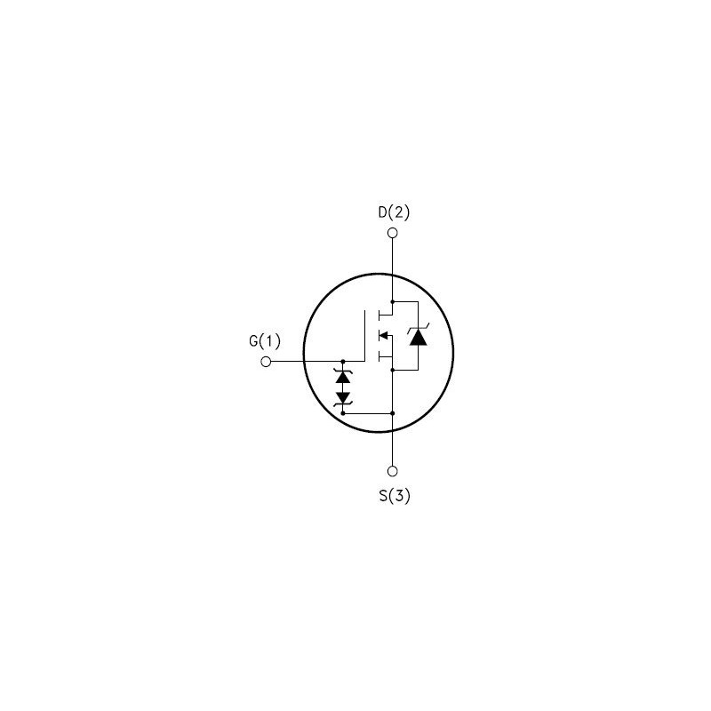 STMICROELECTRONICS STP9NK50Z MOSFET Transistor, N Channel, 7.2 A, 500 V,