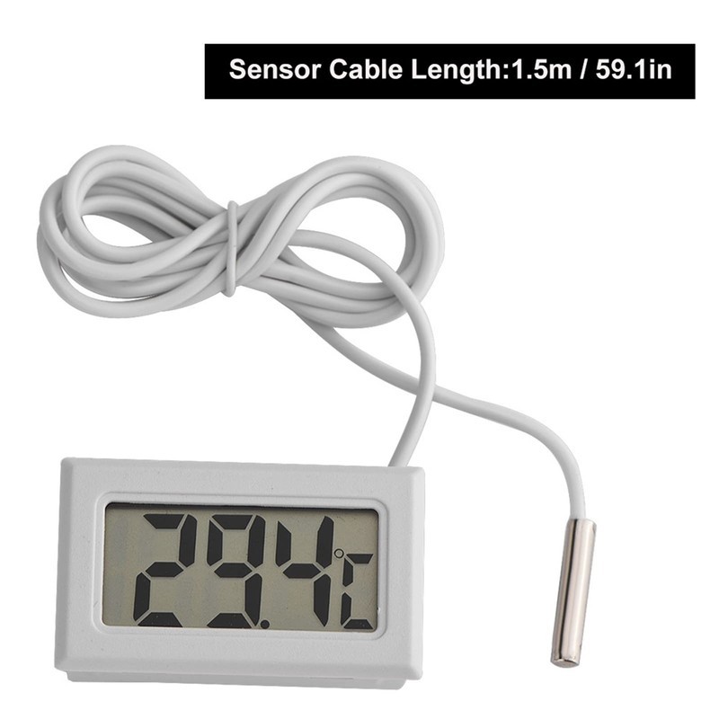 Mini LED Pantalla Medidor de Temperatura Digital Sonda Sensor Digital