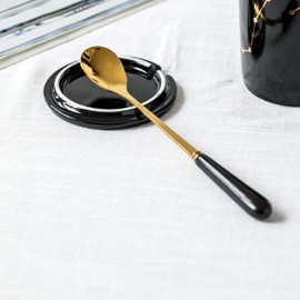 Fullcci - Juego de tazas de café de cerámica con constelación creativa del zodiaco de 15 onzas, regalo de cumpleaños Leo, capacidad mejorada, taza de té para agua de cacao, jugo de leche (Leo-negro dorado)