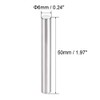 sourcing map 15Pcs 6mm X 50mm Dowel Pin 304 Stainless