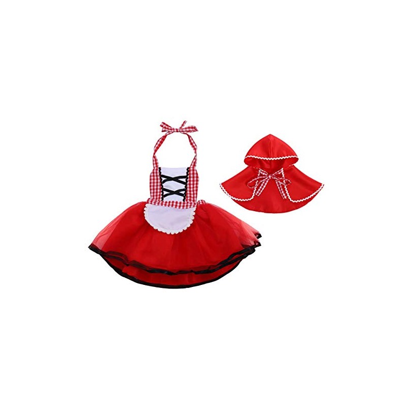 FYMNSI - Disfraz de caperucita roja de lujo para bebés