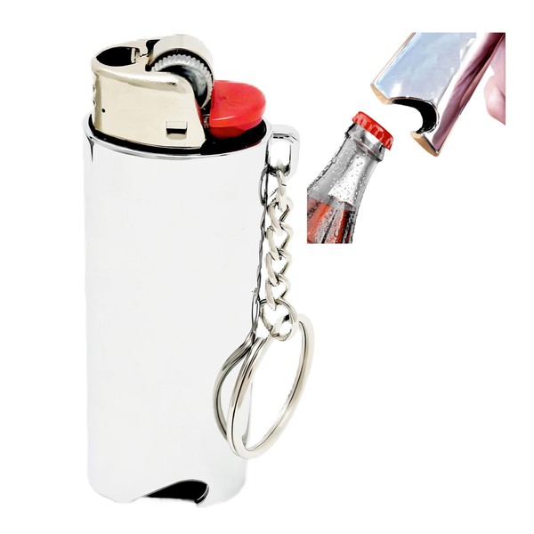 JSSELLER Metal Lighter Case Fits BIC Standard Full Size in