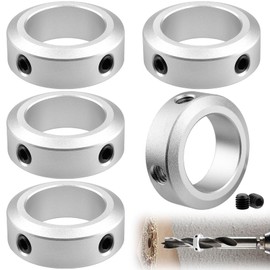 Mbsomnus 5 Stück Stellringe 12mm Klemmring ID 12mm AD 20mm Breite 8mm Stellringe Welle für Rad Axle Getriebe CNC-Maschinen