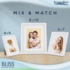 Icona Bay 5x7 Picture Frames (White, 5 Pack), Modern Style