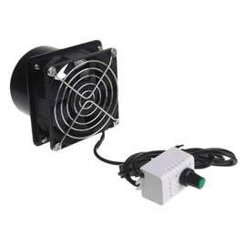 Ventilation Exhaust Fan | Fume Extractor,Mini Inline Booster Absorber Adjustable Speed Extractor Exhauster Air Ventilation Blower for Home Bathroom Toilet Kitchen