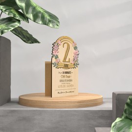 Baumwollhochzeit 2. Jahre – Baumwoll Hochzeit Holzkarte - Hochzeitkarte - 2. Hochzeitstag Geschenk, Baumwollhochzeit Geschenk, Geschenke zur Baumwollhochzeit, Geschenk zur Baumwollhochzeit