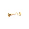 Heavy Duty Solid Polished Brass Silent Cabin Hook and Eye