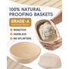Suu66 30-Pcs Sourdough Bread Baking Supplies - Sourdough Starter Kit | Including 9 inch Round and 10 inch Oval Banneton Proofing BasketPrecision Measuring SpoonsElectronic scales